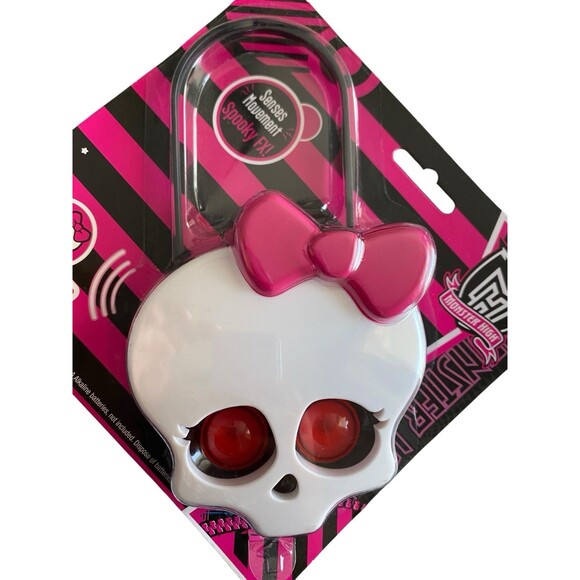 Vintage Old Stock Monster High Skullette Sensor Motion Alarm NIP - Picture 6 of 7